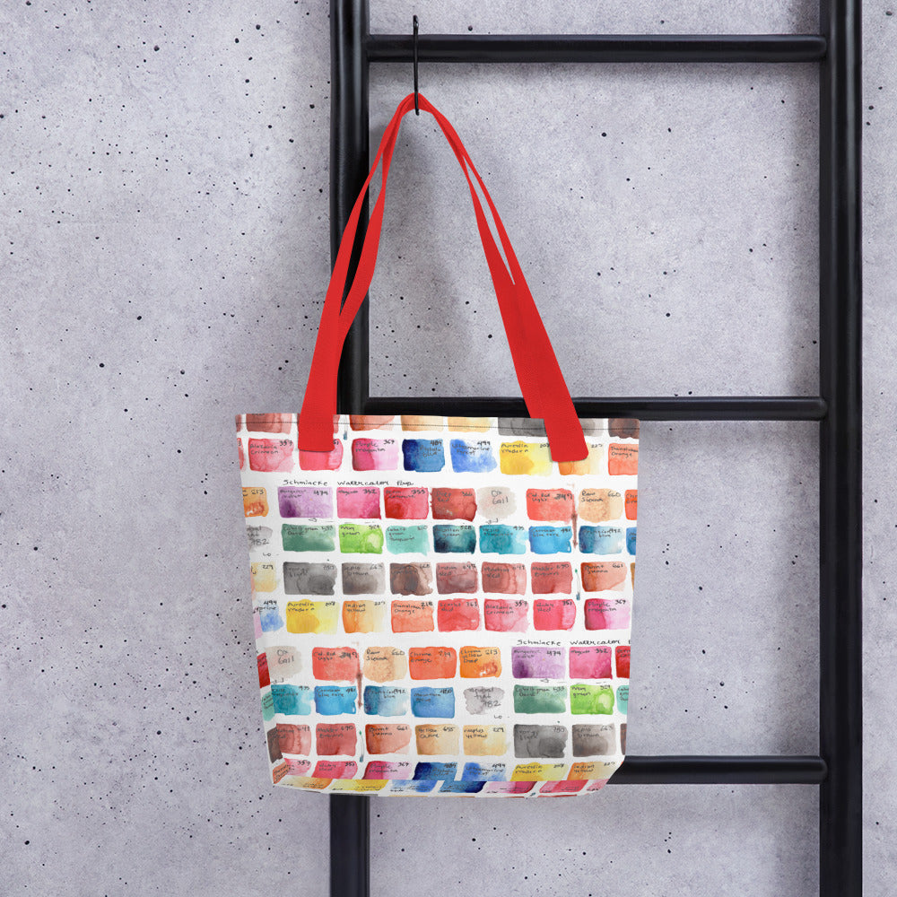 Watercolor Swatches Tote Bag