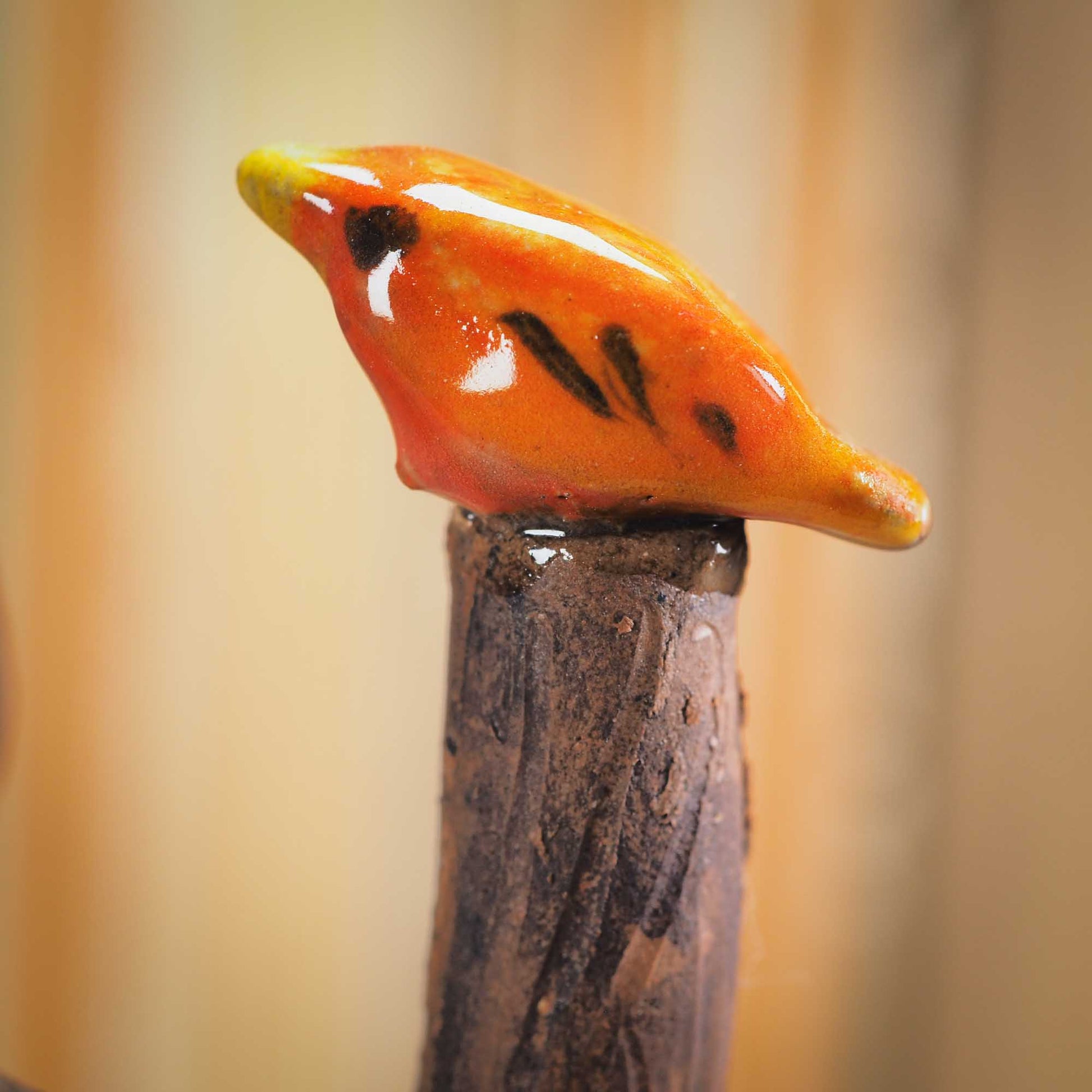 An original handmade piece by Idania Salcido, a wolf tree spirit that protects the forest animals from harm in his loving branches. Great unique decoration.