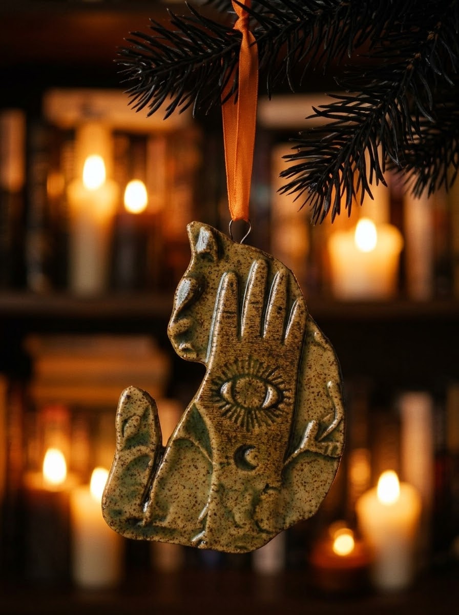 HALLOWEEN ORNAMENT #88 - CATLILLY
