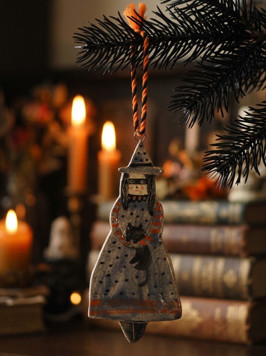 HALLOWEEN ORNAMENT #101 - BEECHSTRIPE