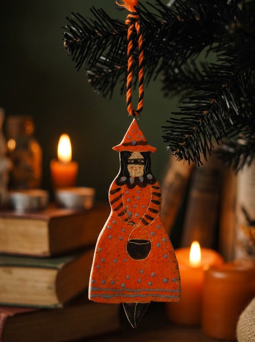 HALLOWEEN ORNAMENT #105 - PEACHVALLEY