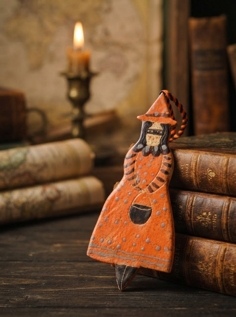 HALLOWEEN ORNAMENT #105 - PEACHVALLEY
