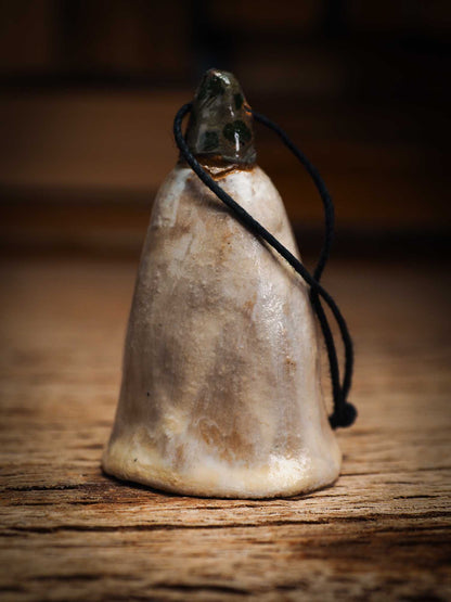 Original handmade ceramic sheet ghost ornament by Idania Salcido Danita Art with thread is perfect Halloween decoration! Stands on its own or hangs from window