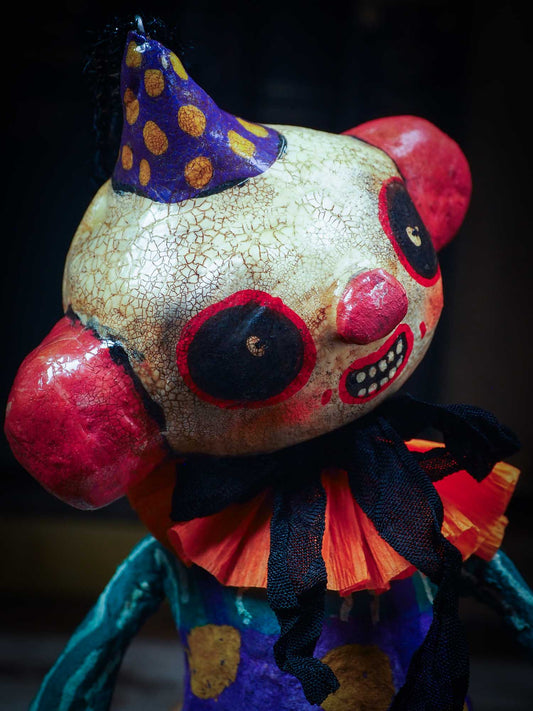 Adorable handmade spun cotton art doll figurines by Idania Salcido (Danita Art) are perfect as Halloween Home Decor. Ghosts, Pumpkins, Witches, Devils and more!