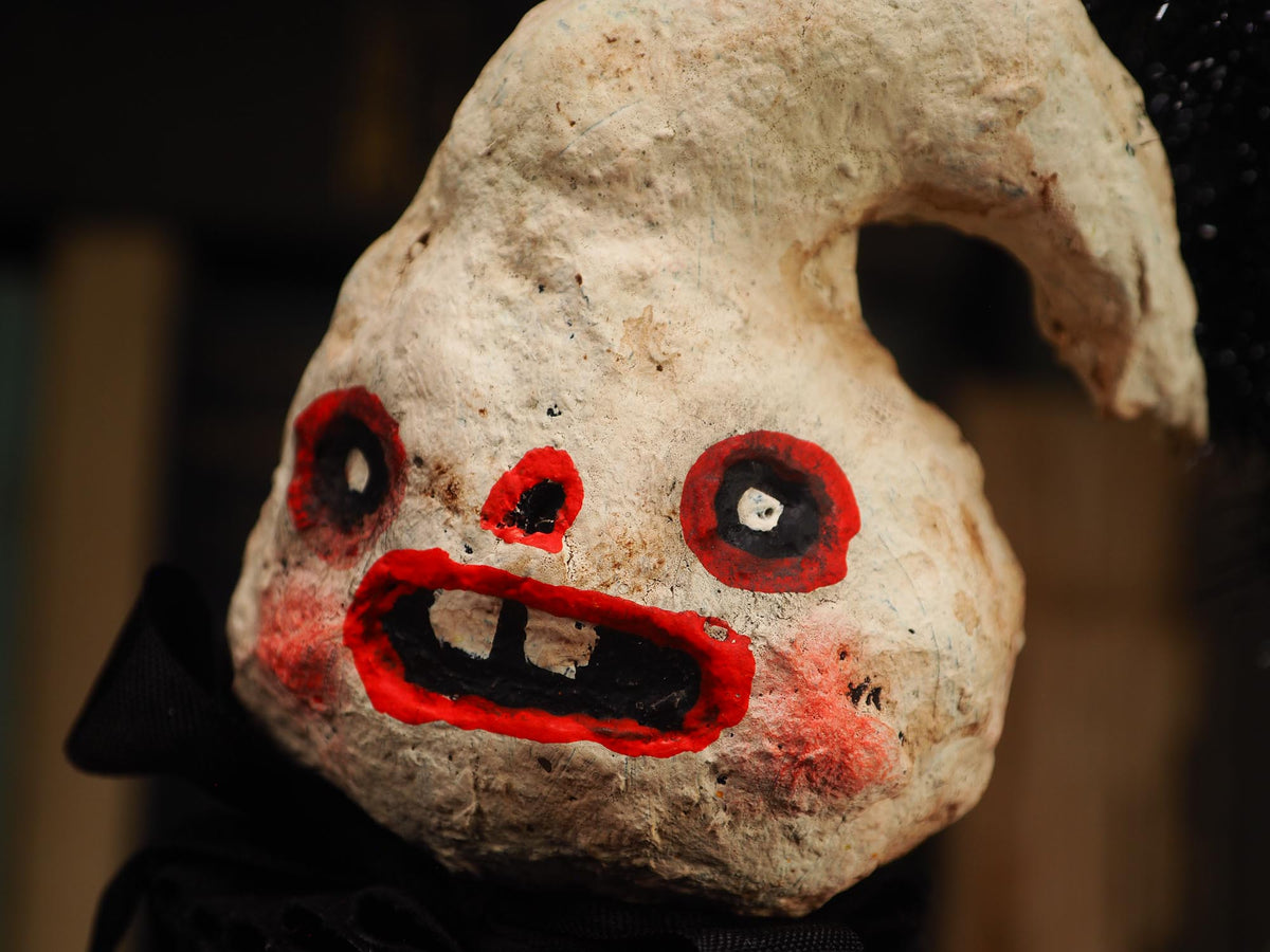 
An original handmade spun cotton Halloween art doll by Idania Salcido (Danita Art).