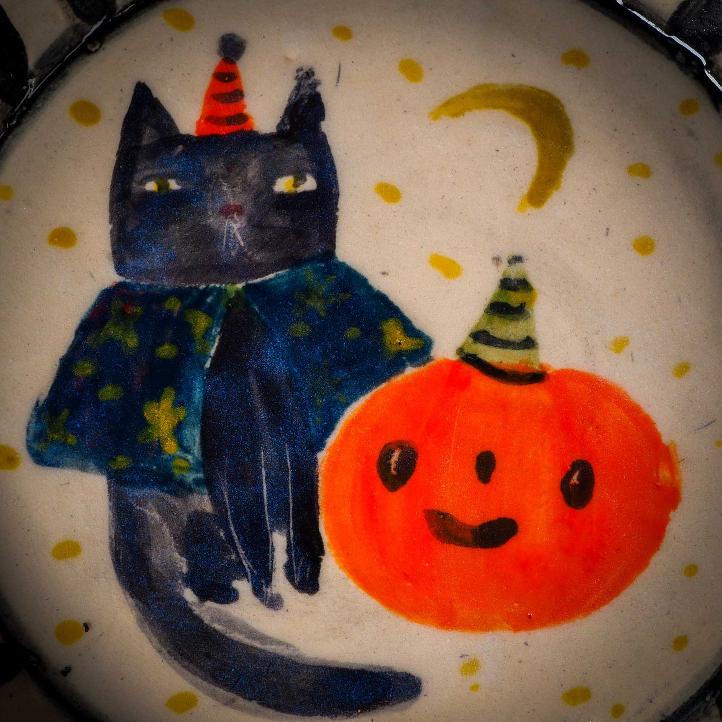 HALLOWEEN CAKE PLATE #03