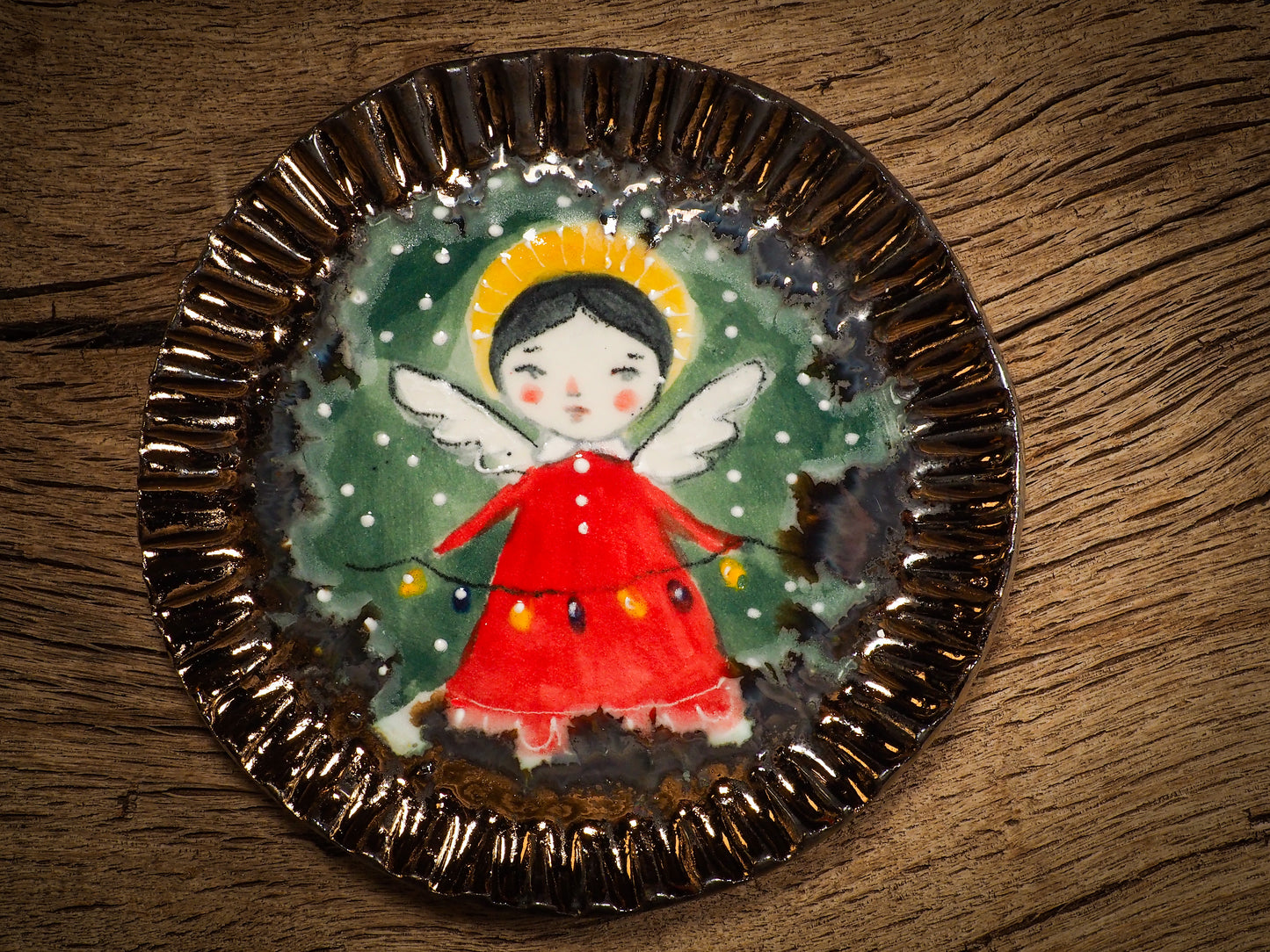 HOLIDAY CAKE PLATE #28