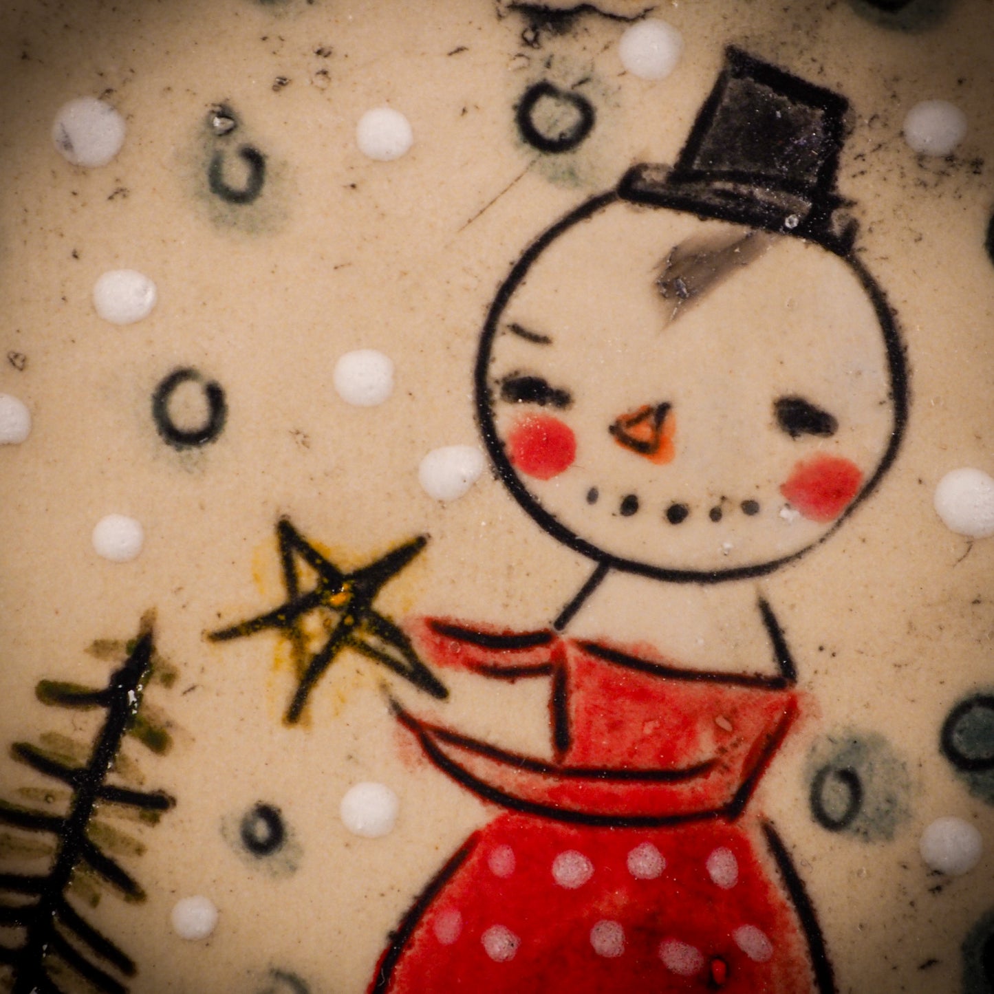 ROUND HOLIDAY ORNAMENT #13