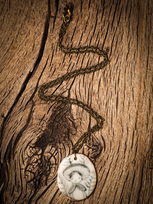 MOSSLOCKS - CERAMIC PENDANT