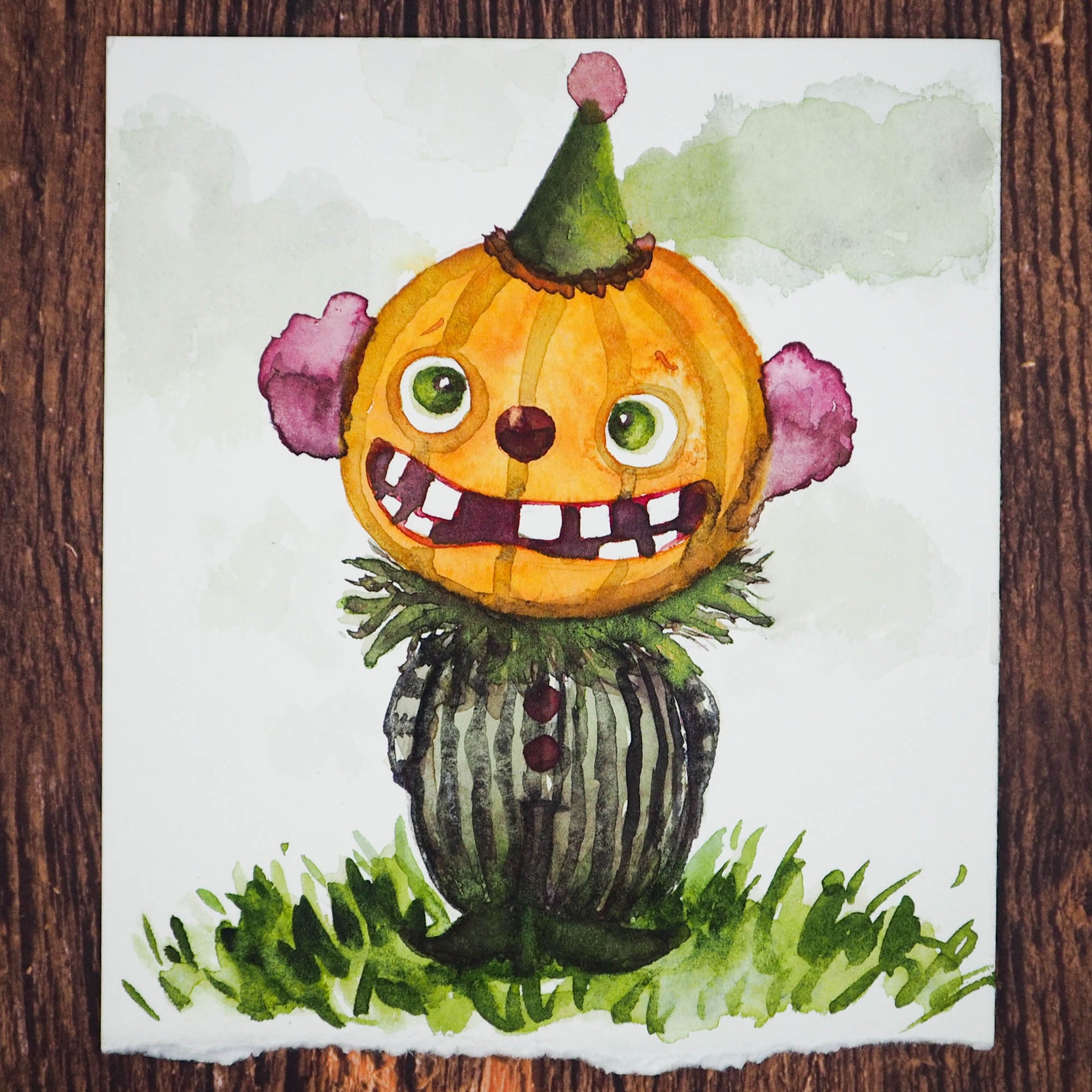 A SILLY PUMPKIN