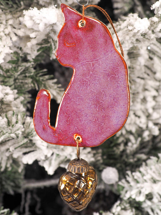 HOLIDAY CAT ORNAMENT #19