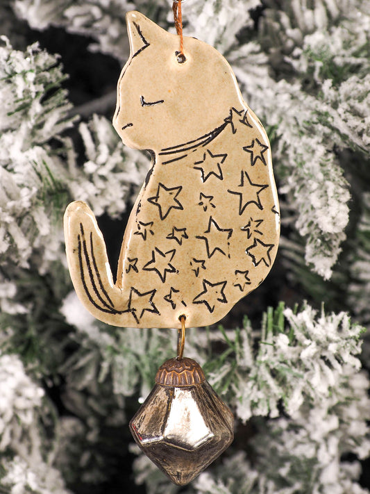 HOLIDAY CAT ORNAMENT #21