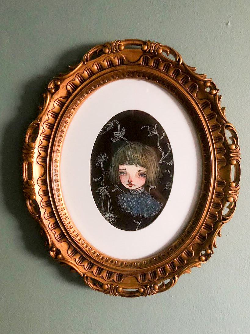 JANE. An original watercolor painting by Danita., Original Art by Danita Art